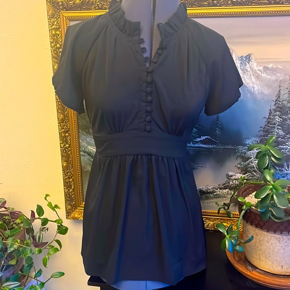 Dimri Black Women’s Button Top - Picture 1 of 5